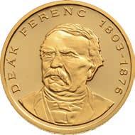 200 Forint Arany-Piefortveret /Piefort in Gold/ (Au) 2012 Budapest Bognár György, Av: MAGYAR KÖZTÁRSASÁG koronás magyar címer, mellette