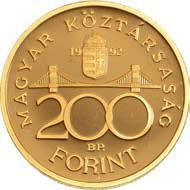 Bódy / Hárshegyi / Czirják Peremiratban négyszer /im Randschrift viermal/: BP 8 999 8 FINE GOLD - 50G - 50.09 g, Adamo.