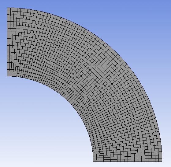 12. Ezután adjuk ki a Mesh, Generate Mesh parancsot, ami elvégzi a hálózást.