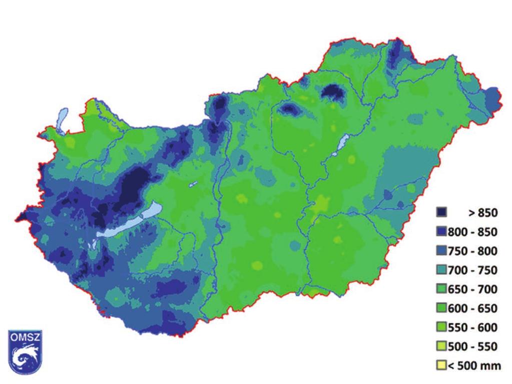 Időjárási jelenségek 2016-ban mint 100 mm csapadék. Július rendkívül csapadékos hónap volt, a szokásos mennyiség közel duplája hullott le mindössze néhány nap alatt, ami helyi árvizeket idézett elő.