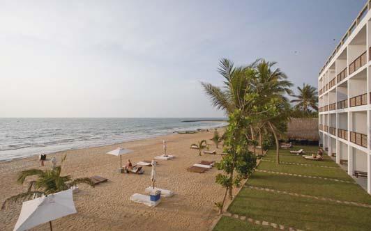 Jetwing Sea Hotel / Negombo Negombo üdülôvároska egyik legújabb, helyi stílusban épült tengerparti