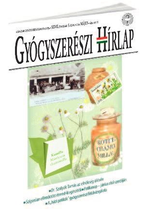 GYÓGYSZERÉSZI HÍRLAP Gyógyszerészi Hírlap A szakma fóruma A Magyar Gyógyszerészi Kamara hivatalos szakmapolitikai lapja Főszerkesztő: Célcsoport: Példányszám: Terjedelem: Megjelenés: dr.