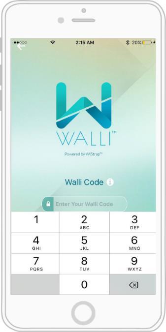 Kapcsolódás a Walli applikációjához Töltse le a mobil applikációt, amelyet a Google Store vagy az AppStore áruházakban