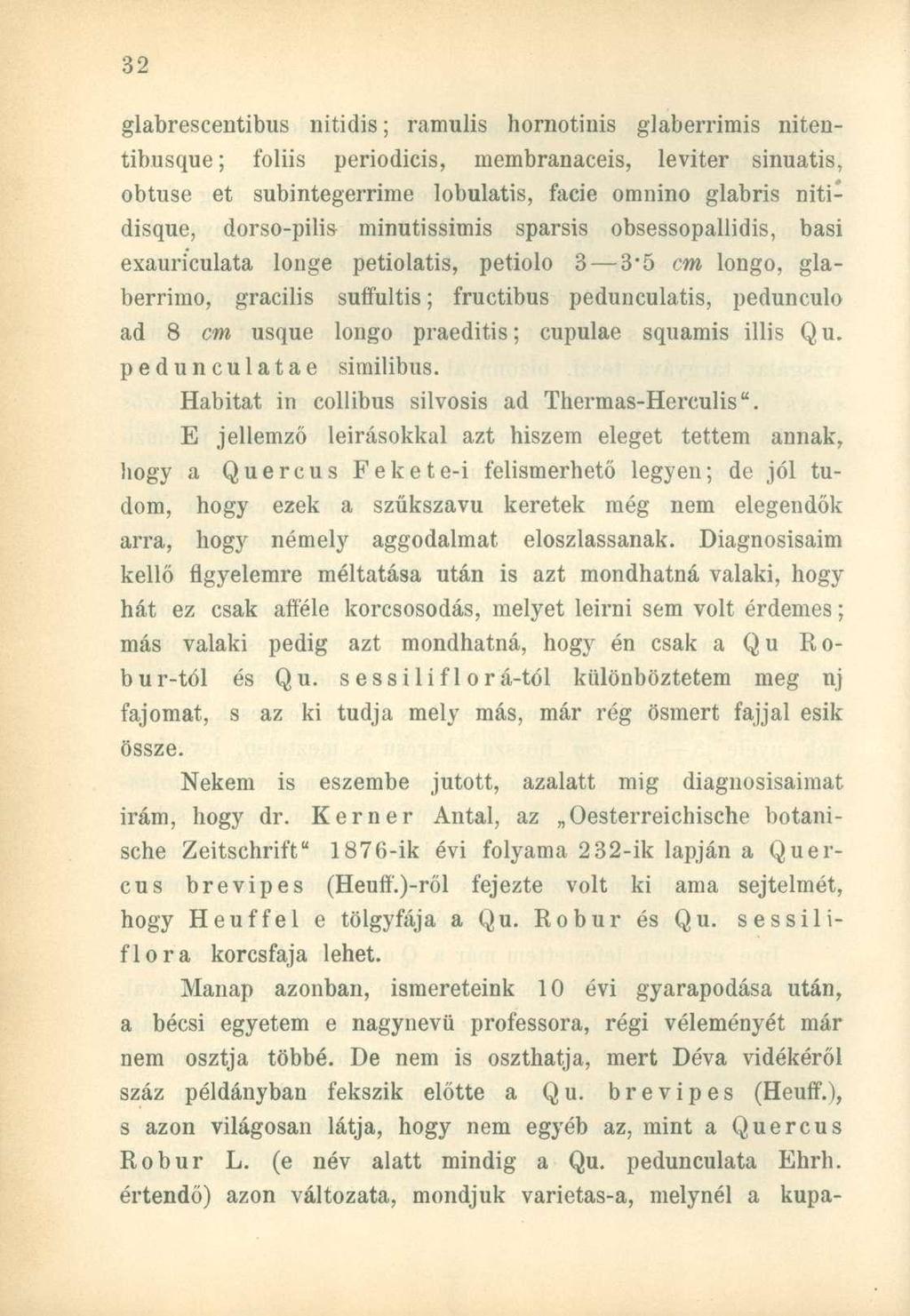 glabrescentibus nitidis; ramulis hornotinis glaberrimis nitentibusque; foliis periodicis, membranaceis, leviter sinuatis, obtuse et subintegerrime lobulatis, facie omnino glabris nitidisque,