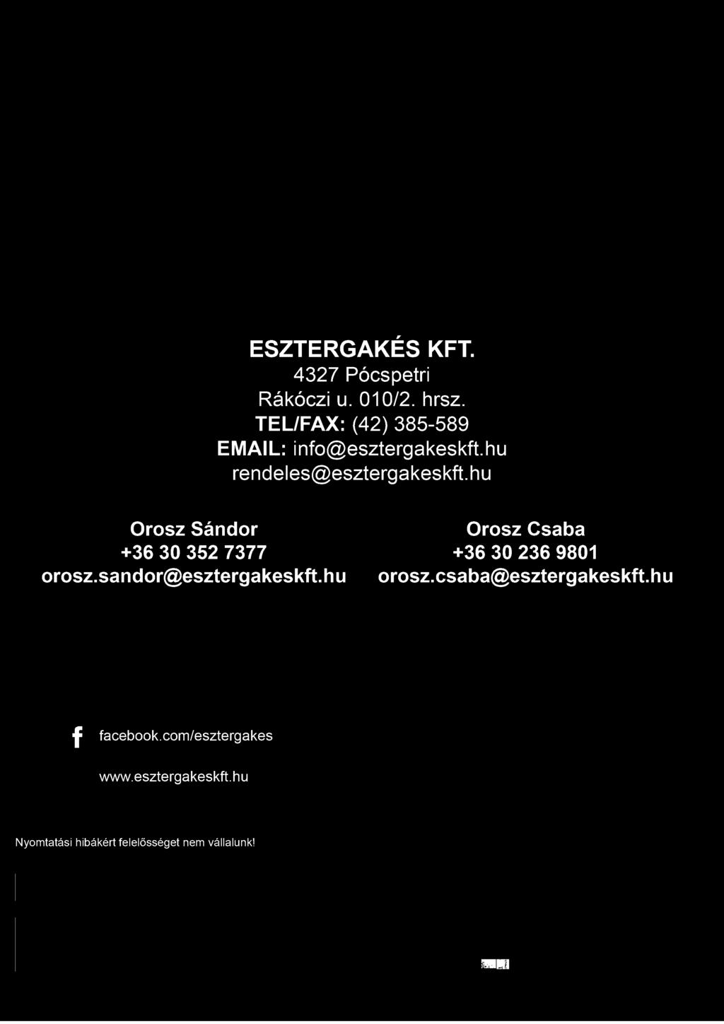 info@esztergakeskft.