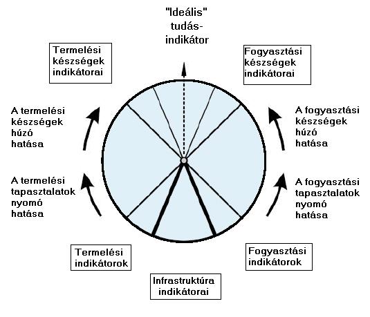 2. ábra: Az INEXSK felépítésének dinamikus vázlata (Mansell, R. Wehn, U. 1998).