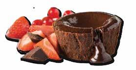 Csokoládé szuflé 90 g/db 2,16 kg/# Torta szilvás (pite)