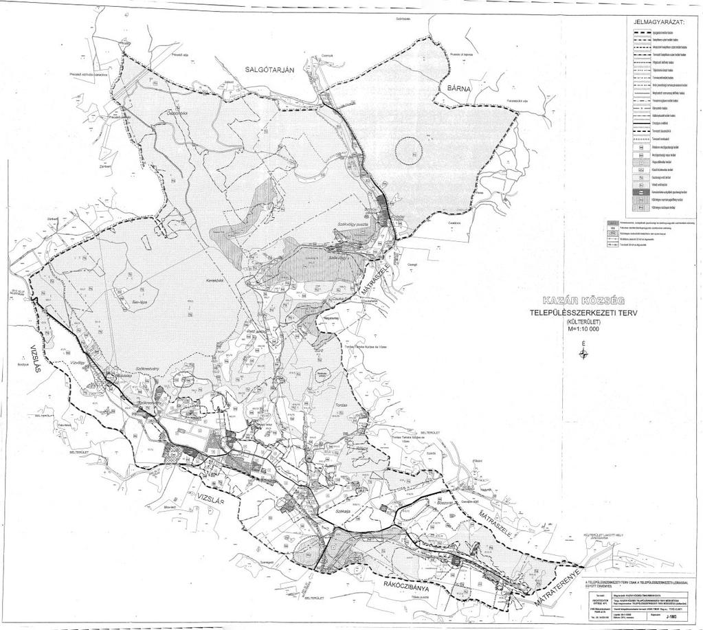 12 J-1M3 településszerkezeti terv