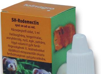 Kiszerelés: 10 ml SH-RODAMECTIN spot on A.U.V.