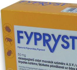 SPOT ON KÉSZÍTMÉNYEK FYPRYST 50 mg rácsepegtető oldat macskáknak A.U.V.