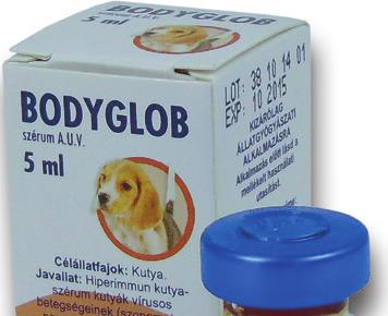 ellenanyag-tartalmú hiperimmun kutyaszérum kutyák vírusos betegségeinek