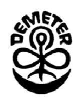 16. oldal 3. A Demeter-logót nem lehet használni; a,,demeter szót csak a szöveg többi részén alkalmazott betűtípussal, az azzal megegyező méretben és stílusban megengedett feltüntetni. 4.