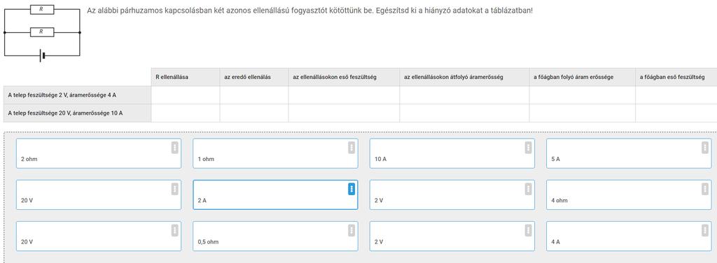 A következő példánk a Fizika területéről lesz, keresési