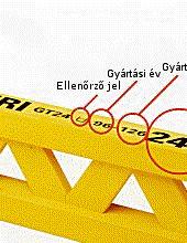 Ennek érdekében optimális ütközési- és hasításvédelmet biztosít a tartó végén az acél védősapka és az átmenő acélszegecs. A védősapka lefűrészelés elleni védelmet is jelent.