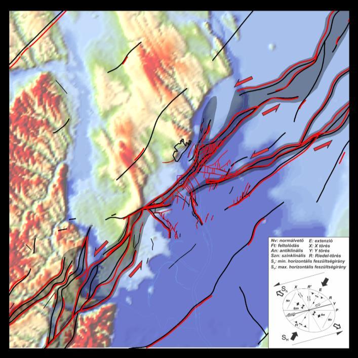 23 A neotektonikus vetők a recens feszültségtérben