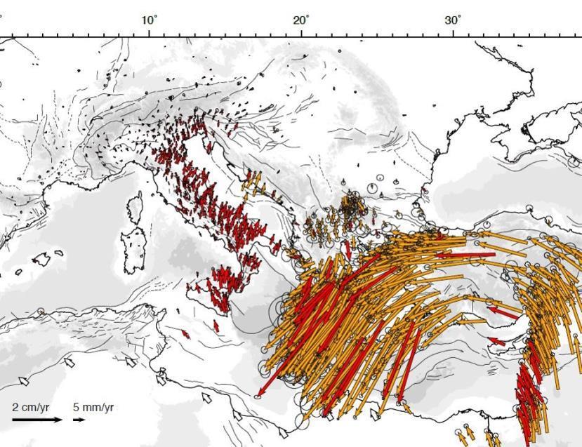 mozgások lehetnek 37 A Pannon-medence horizontális