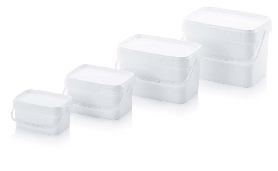 154 Vödör Fedéllel Négyszögletes MÁR 1 DARABTóL RENDELHETŐ! nincs minimális rendelési mennyiség. EXTRA SzÍNEK Online rendelés www.auer-packaging.