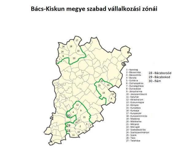 Homokhátság Bács-Kiskun megyei települései: Felsőlajos, Lajosmizse, Kunadacs, Kunbaracs, Ladánybene, Kerekegyháza, Szentkirály, Nyárlőrinc, Lakitelek, Fülöpháza, Ballószög, Helvécia, Izsák,