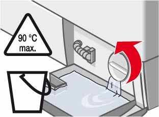 függönyök) 30 C Delicate (Finom) Különösen kímél mosóprogram, mellyel elkerülhet a mosandó ruhanem zsugorodása, a program során hosszabb szünetekkel (miközben a textíliák a mosószeres mosóvízben