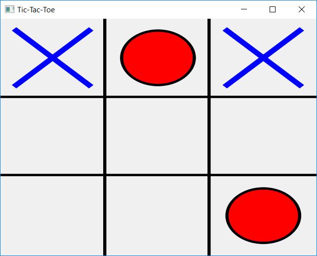 1.Feladat Készítsünk egy Tic-Tac-Toe programot, amelyben két játékos küzdhet egymás ellen.