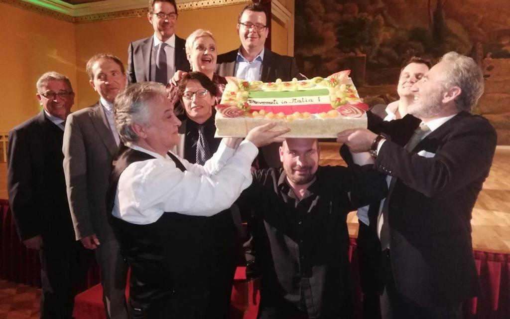Gálavacsora a Touroperátorokkal a Harmadik Olasz Gasztronómiai Világhéten November 21-én, szerda este az Olasz Turisztikai Ügynökség (ENIT) és a Magyarországi Olasz Kereskedelmi Kamara (MOLK)