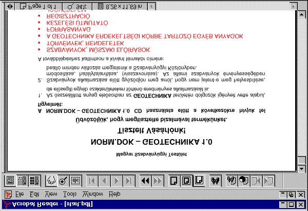 NORM.DOK GEOTECHNIKA Kezelési útmutató Kezelési útmutató Szabvány, törvény, rendelet megtekintése Ön a NORM.