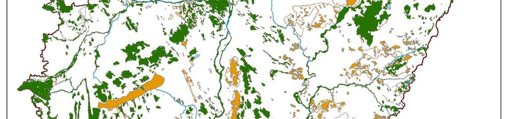 Területkijelölés 525 Natura 2000 terület 479 KTT (323 erdőre kijelölt) 56