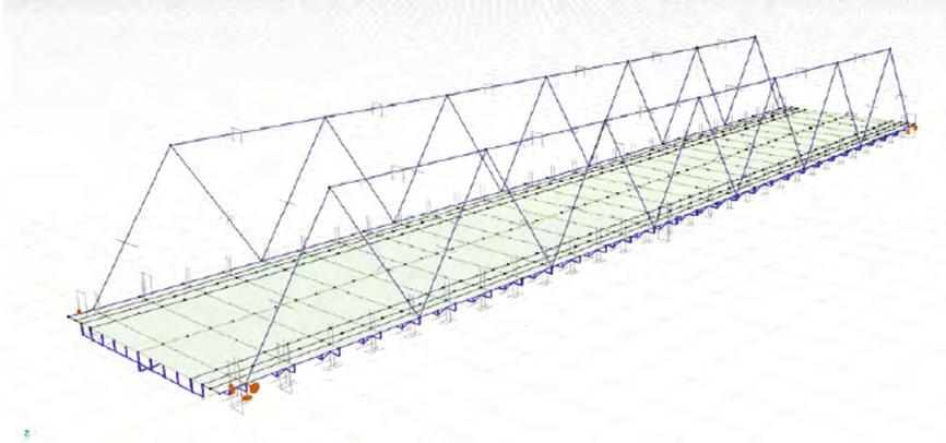 A hídfőfal tetején, a felszerkezet alátámasztásainak helyén 2 db 80 100 cm-es saruzsámoly készül a szerkezeti gerendával és térdfallal összevasalva.