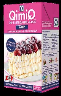 QimiQ Classic hidegkonyhai tejszín 18% Új QimiQ Whip habtejszín