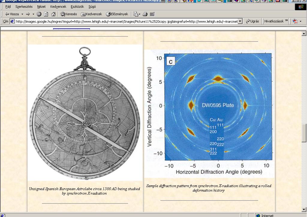 Biológiai anyagok vizsgálata az archeometriában "Low-tech" (szaktudás!