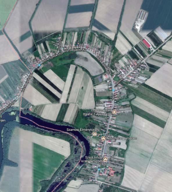 Fülpösdaróc - TAK 13 TELEPÜLÉSSZERKEZET 1763-1787 1806-1869 2017 Az Első Katonai Felmérés A Második Katonai Felmérés Műholdkép A településkép legidőtállóbb és egyik legmeghatározóbb eleme a