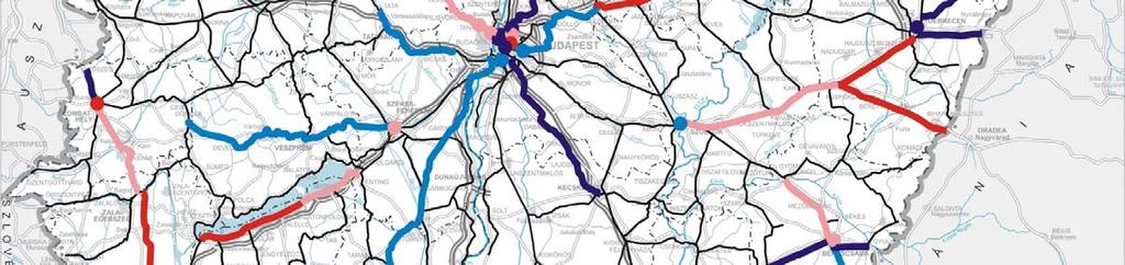 Veszprém Szolnok Cegléd Szajol A 2014-2020-as ciklusban megkezdett új korridor fejlesztések: Szolnok Biharkeresztes CEF projektek: