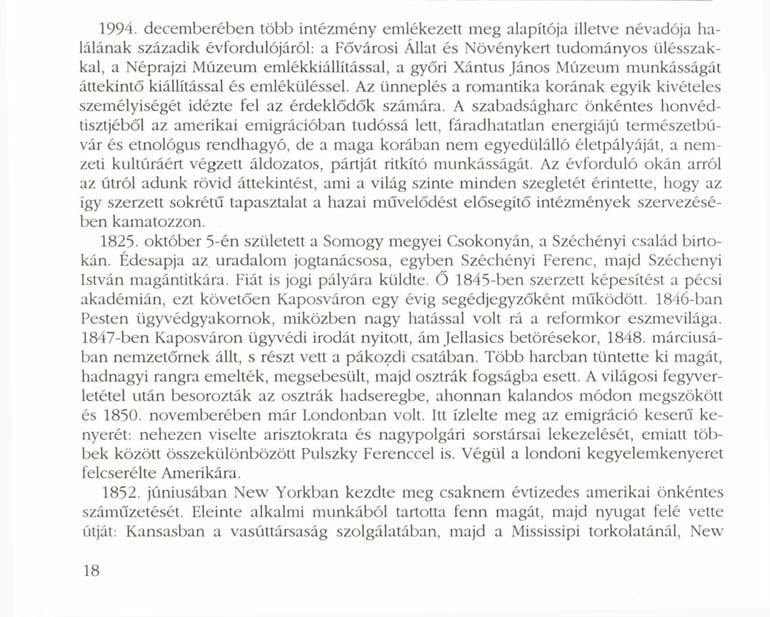 Xántus János 1994.