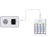 töltés USB output DC 5 V/1 A; USB-A 1 csatl. Kijelző LCD (Akku kapacitás; állapot ellenőrzés; kisütési mód) Töltő akkumulár AA x 1-4 / x 1-4 Töltési idő AA x 4: 3 óra / AA x 2 : 1.