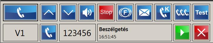 Beérkező jelentés Vonal kezelésének változása Kezelő kijelentkezése Kezelő bejelentkezése Hívás állapot változása 3.12 Rendelkezések mező A mező a rendelkezések összeállítására szolgál.