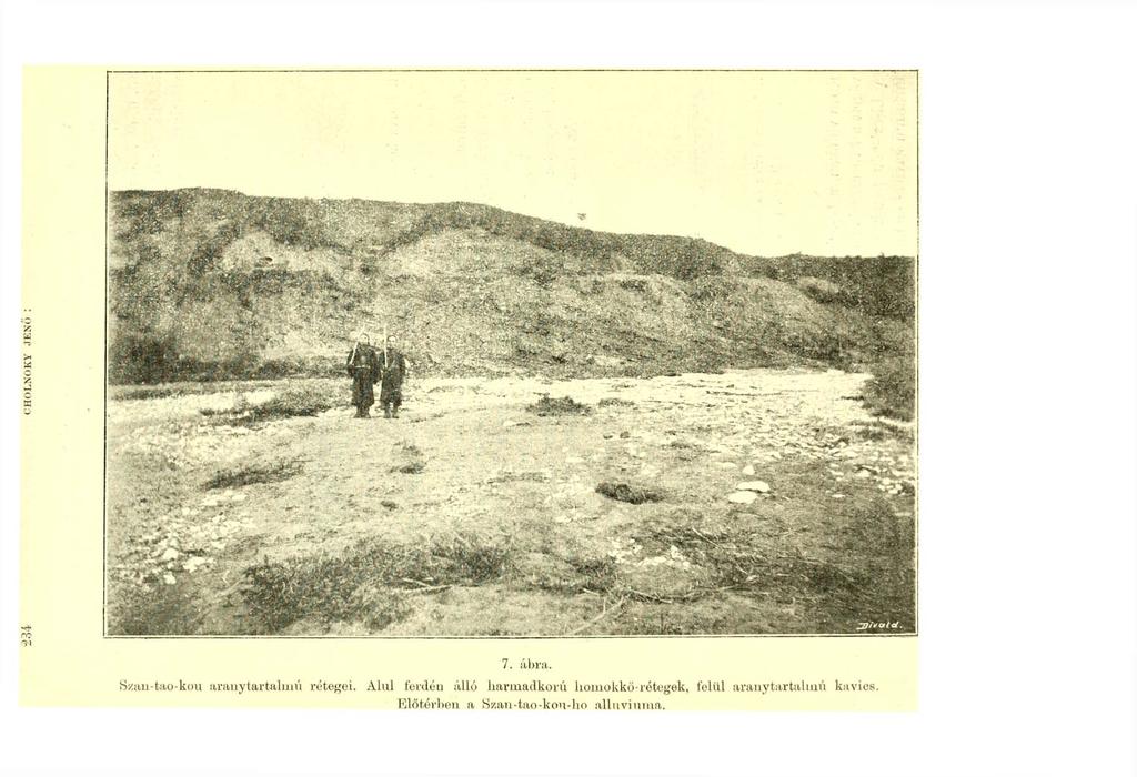 234 CHOLNOKY JENŐ 7. ábra. Szan-tao-kou aranytartalmú rétegei.