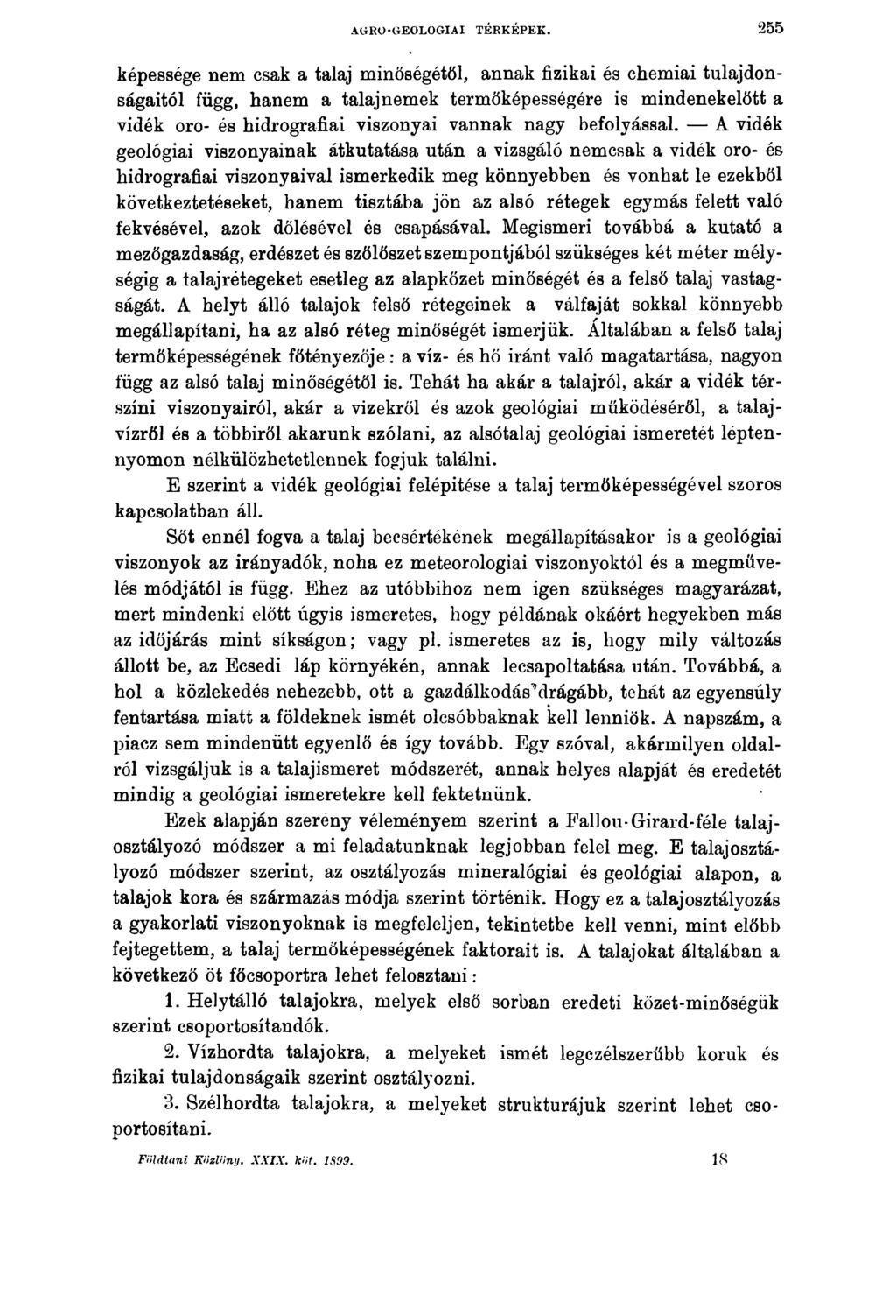 AGRO-GEOLOGIAI TÉRKÉPEK.