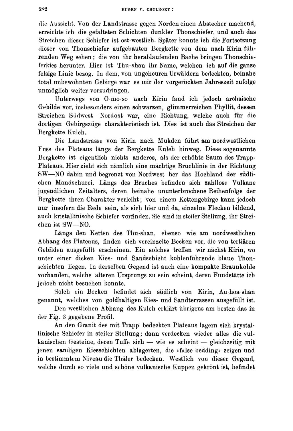 282 EUGEN V. CHOLNOKY: die Aussicht.