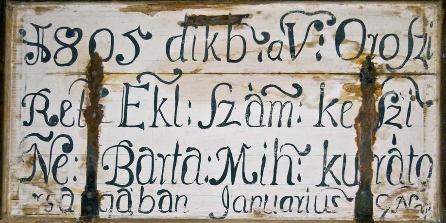 A Rákóczi-szabadságharc idején elpusztult a falu, ebben az időszakban a templom is kárt szenvedett.