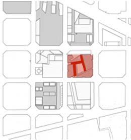 FOLYTONOSSÁG ÉS ÚJÍTÁS Örökségvédelem és kortárs építészet határterületei Spanyolországban köszönhetően az eredetileg csupán reprezentációs célú árkádsor egyre inkább integrálódott a város életébe,
