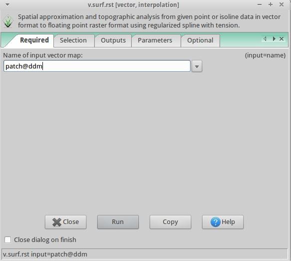 1.3. Szintvonalakból javított domborzatmodell létrehozása (spline interpolációval) 1.3.7.