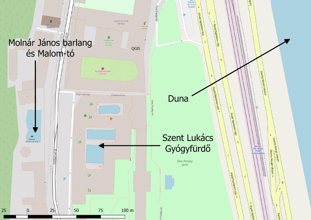 2. Terület bemutatása 2.1. Földrajzi elhelyezkedés A Dunántúli-középhegység része a Budai-hegység, ennek területén fekszik a Rózsadomb.