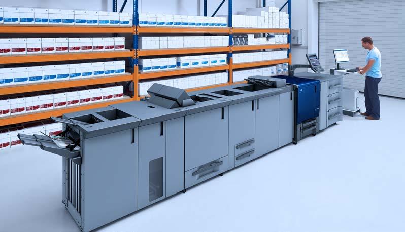 20 Digitális nyomdai rendszerek AccurioPress 83hc 21 AccurioPress 83hc Úttörő technológiával a kitűnő színekért Az új AccurioPress C83hc könnyebb átjárást tesz lehetővé a CMYK és az RGB világa közt,