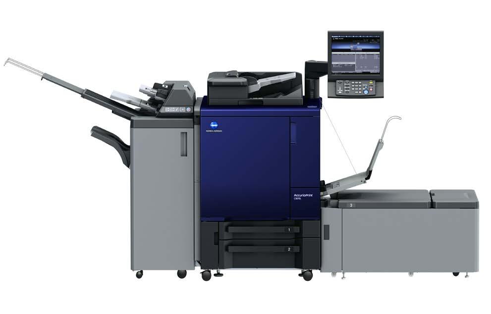 14 Digitális nyomdai rendszerek AccurioPrint C3070L 15 AccurioPrint C3070L Ajánlott konfigurációk Színes belépő szintű eszköz, alacsony volumenű munkákhoz Az új, Accurio márka alatt futó nyomdaipari