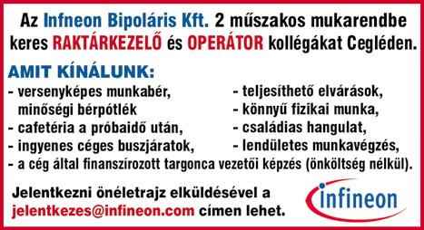 A hirdetések tartalmáért felelõsséget nem vállalunk!