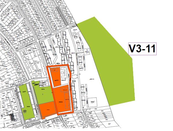 45 V311 Városi Szabadidő Park kialakítása, erdei iskola mögötti terület egykori oxidációs tó környéke Beépítetlen terület Műszaki és építészeti megjelenés szempontjából avult állagú Teljes