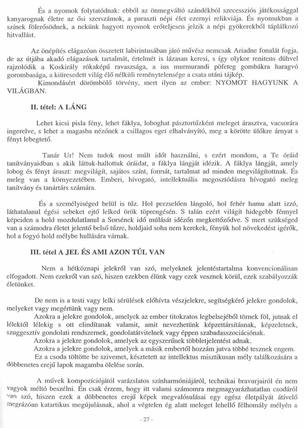 A bekapcsolódó katarzis