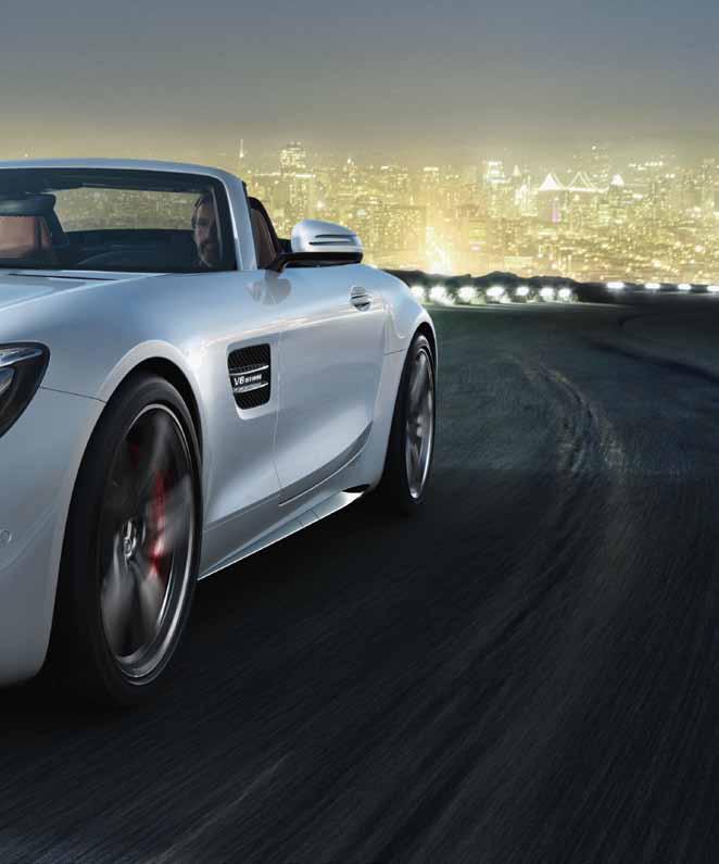 37 Tiszta lendület: az új Mercedes-AMG GT C Roadster.