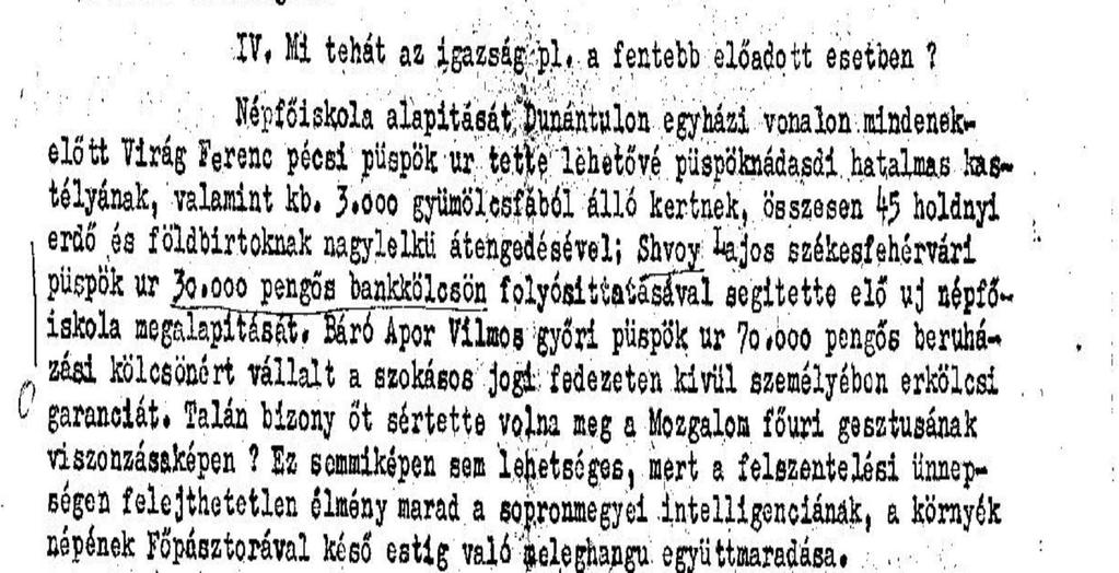 Részlet Kerkainak a földosztás melletti agitáció vádja miatt az