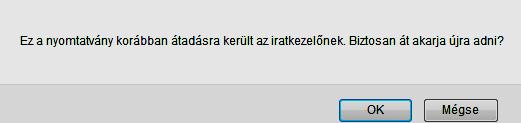 Ekkor a rendszer feltölti a korábban lefoglalt alszámhoz a Magyar Országos Közjegyzői Kamarának elektronikusan küldhető dokumentum csomagot.